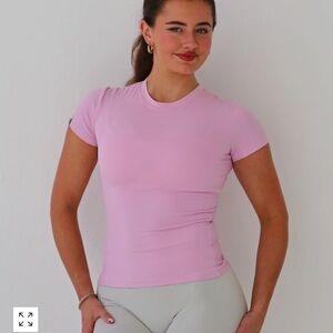 Vox Activewear Baby Pink Compression Tee